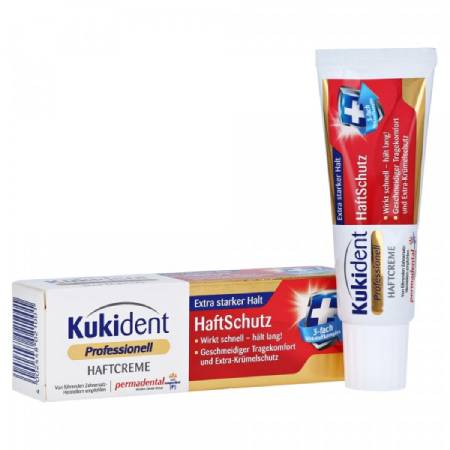 Крем для фіксації зубних протезів Kukident Haftcreme Haftschutz, 40 г